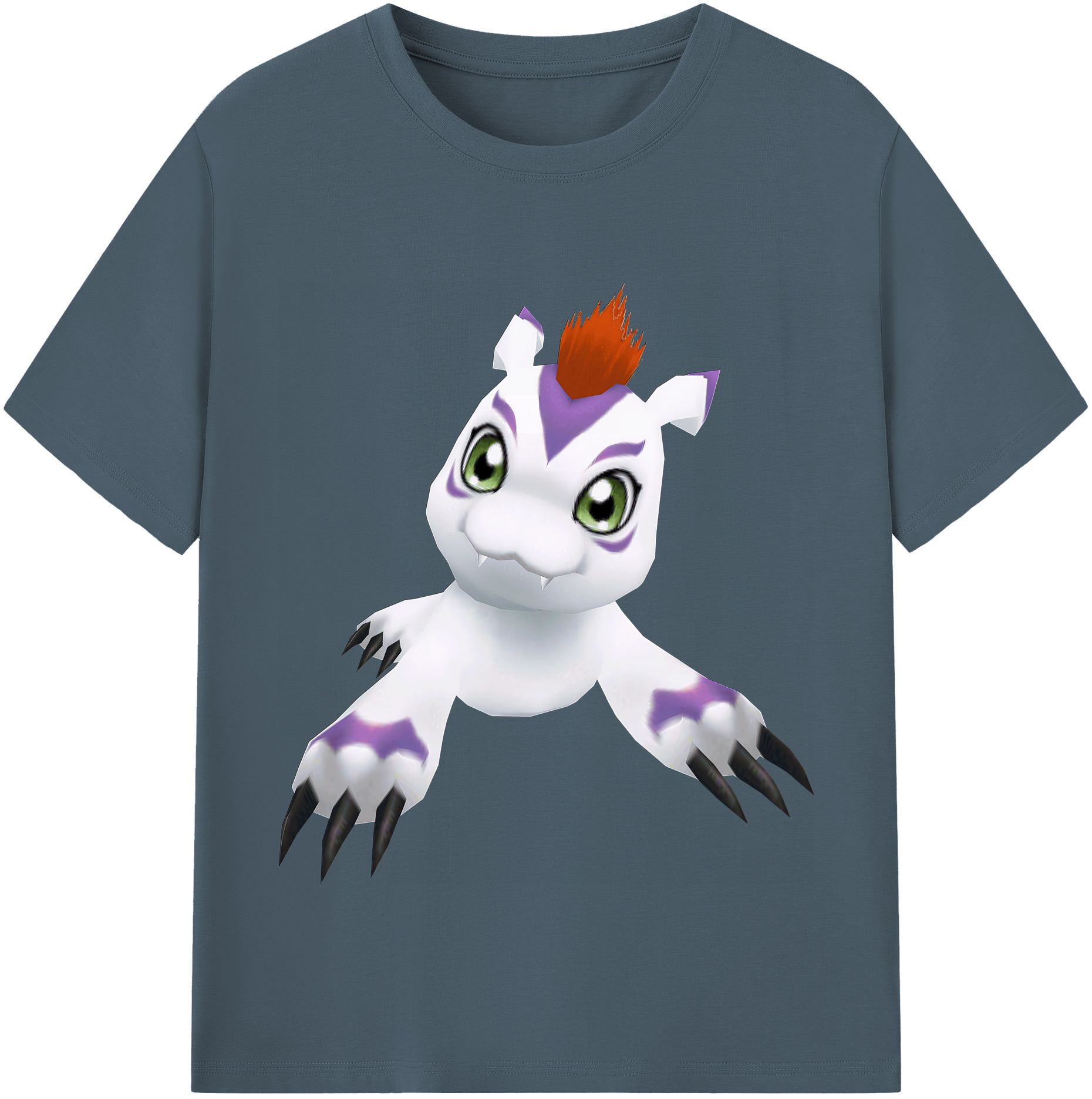 （画像用） Digimon デジタルモンスター/デジモン 綿100％半袖Tシャツ（フロントプリント）